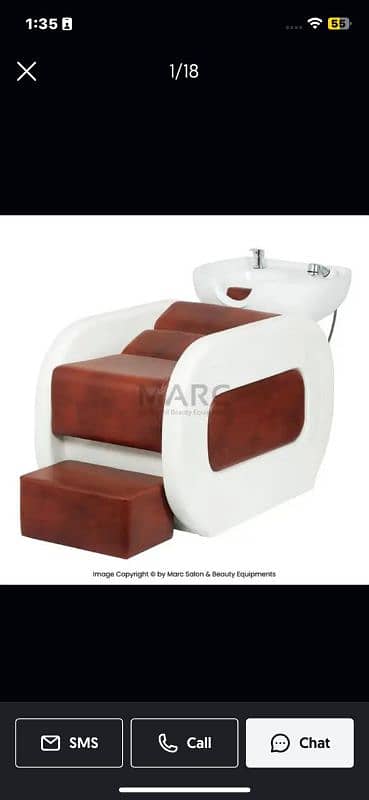 salon chairs mani pedi cure troylle hair wash unit etc 8