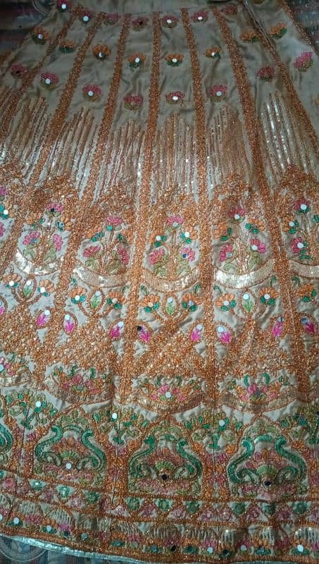 lehnga with heavy work on it including dupta 1