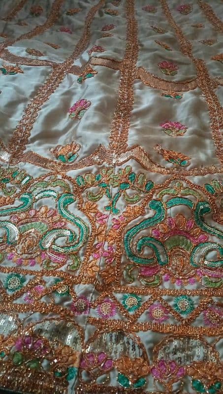 lehnga with heavy work on it including dupta 2