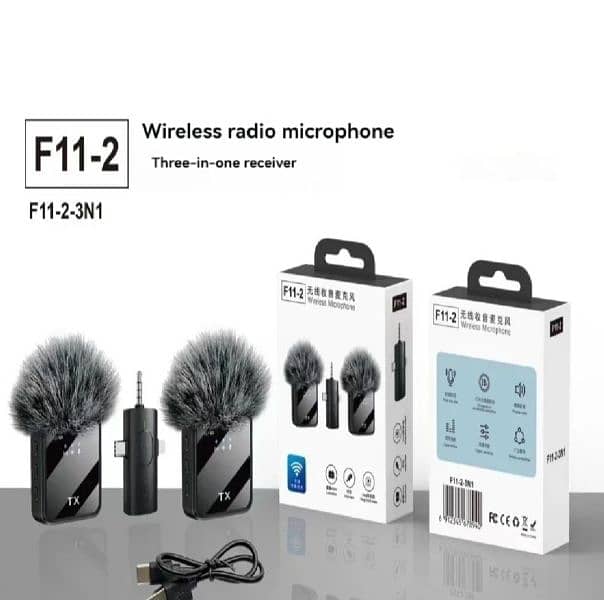 F11-2 virless mic 3 in one 0