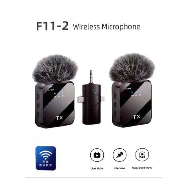 F11-2 virless mic 3 in one 1