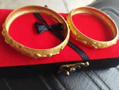 Gold Bangles 2024, 2.5 Tola, weight 31.25,