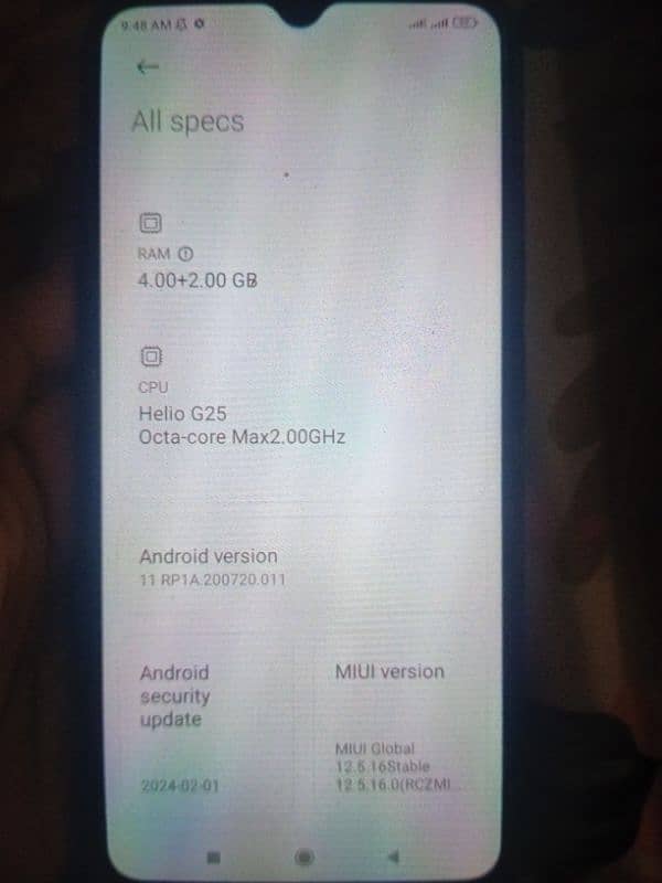 Xiaomi Redmi 10A 6/128 with box and charger No open No repair 6