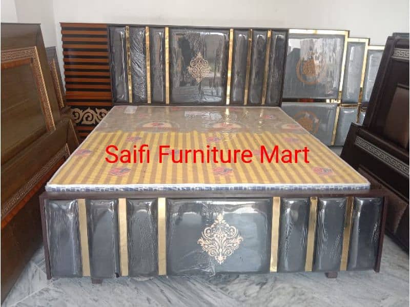 double bed / bed set / bed / wooden bed 7