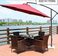 OUTDOOR GARDEN UMBRELLA IMPORTANT RATTAN UPVC FURNITURE SOFA SET BENCH