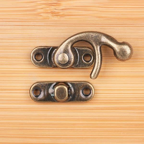 Antique type Padlocks hooklocks  for mini jewelry wooden Box 2