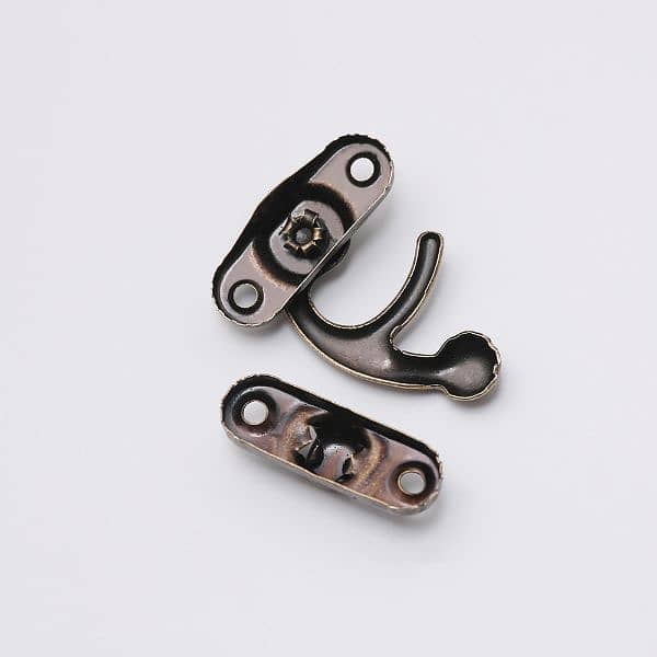 Antique type Padlocks hooklocks  for mini jewelry wooden Box 3