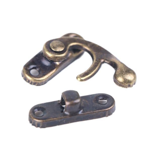 Antique type Padlocks hooklocks  for mini jewelry wooden Box 7