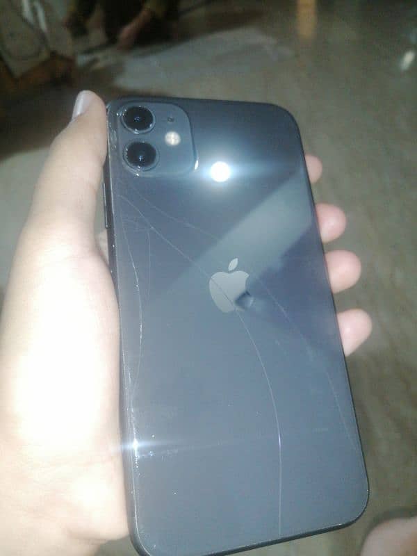 iPhone 11 64gb back crack sim time jv non pta 2