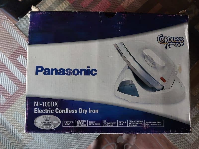 Panasonic Cordless Dry Iron 0