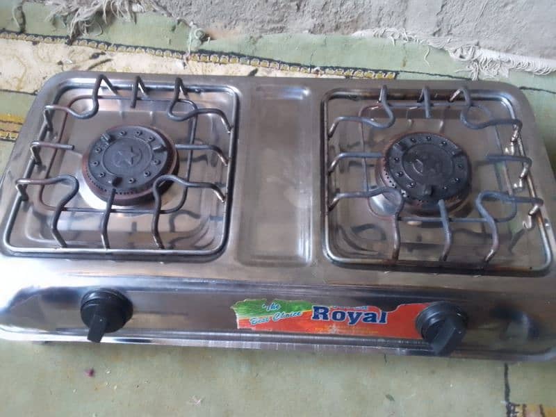 Stainless steel Double Stove | Cholha New condition 0