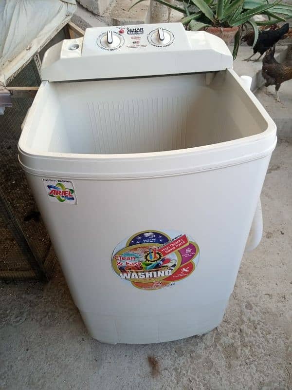 sahir national washing machine for sale only 2 days  use masheen 1