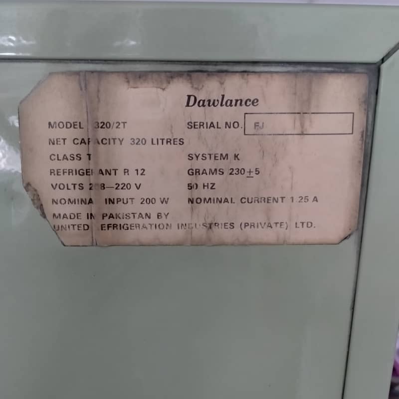 Dawlance Refrigerator Excellent condition 8