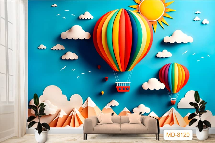 3D WallPaper| wpc Panel Customized wall paper 17