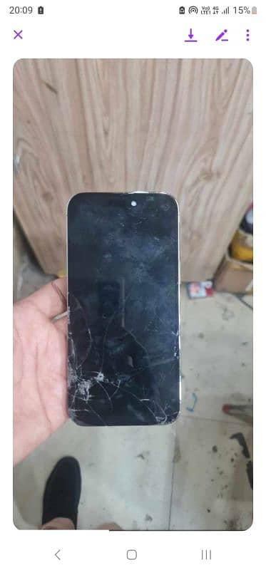 iPhone 14promax 256gb non pta surf screen nae hai 1