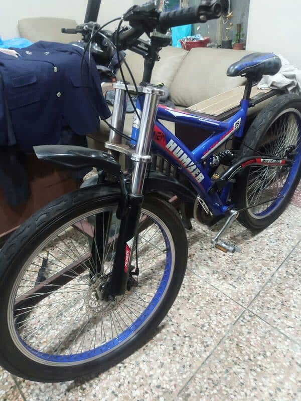 humber 26inches fat tyres aluminium rims dual shocks bicycle 1