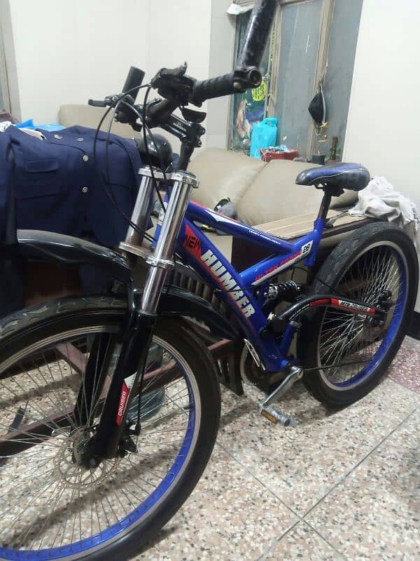 humber 26inches fat tyres aluminium rims dual shocks bicycle 3