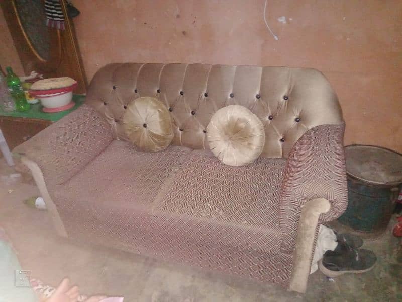 Complete sofa set for sale Good Condition o+3+o2+74+188+70 0