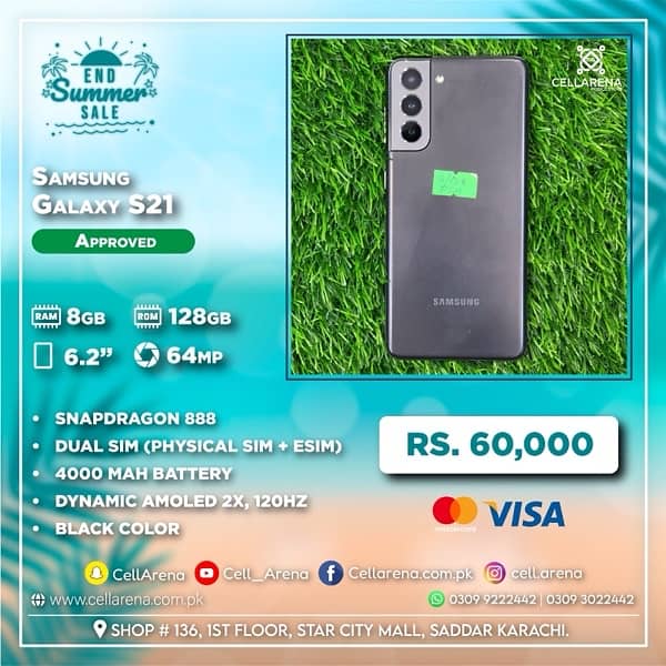 Cellarena Samsung Galaxy S21 Approved 0