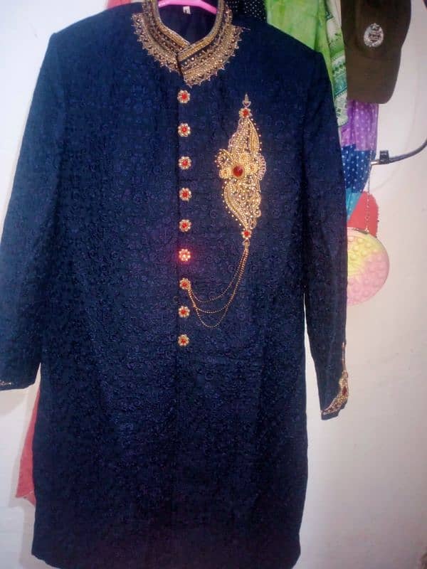 sherwani for sale only 1 time use 3