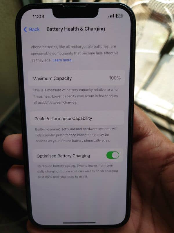 iphone 13 Midnight Black 100 percent Battery health 2