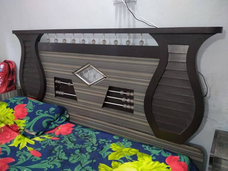 Bed (double bed with draw unit 3