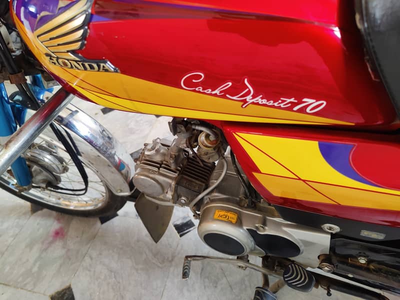 Honda-CD-70, model 2005, Vehari number, all file clear 0