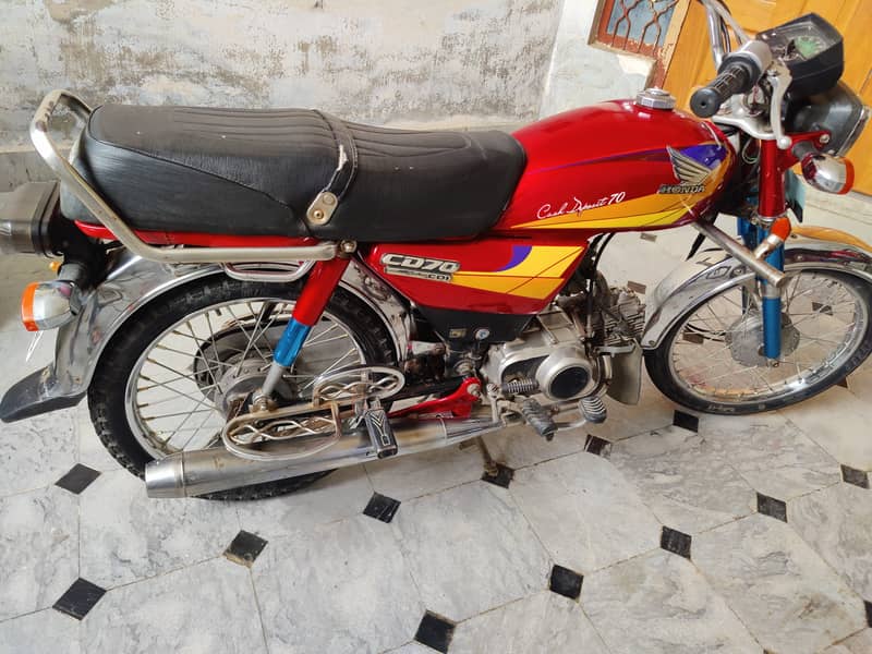 Honda-CD-70, model 2005, Vehari number, all file clear 2