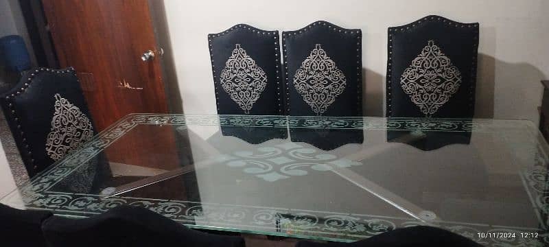 Shamoo Jee Dining table with 8 Chairs 5