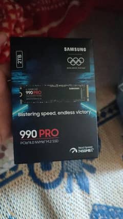 Samsung 990 pro 2TB nvmd 4.0