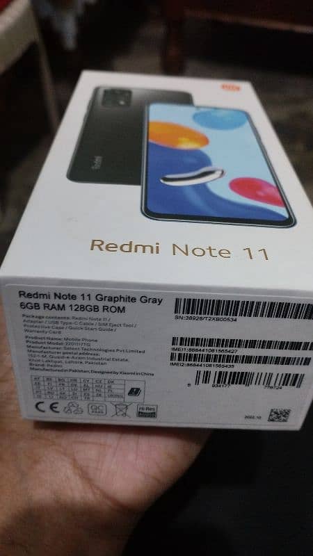 NEW CONDITION REDMI NOTE 11---- 6-128 1