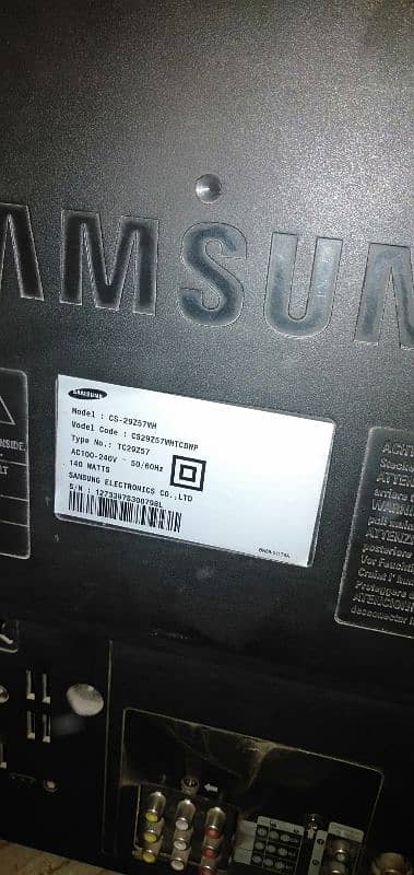 Samsung tv for sale ( model CS-29Z57MH ) 2