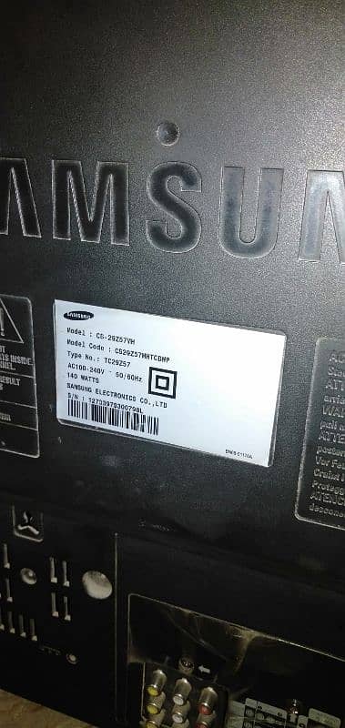 Samsung tv for sale ( model CS-29Z57MH ) 4