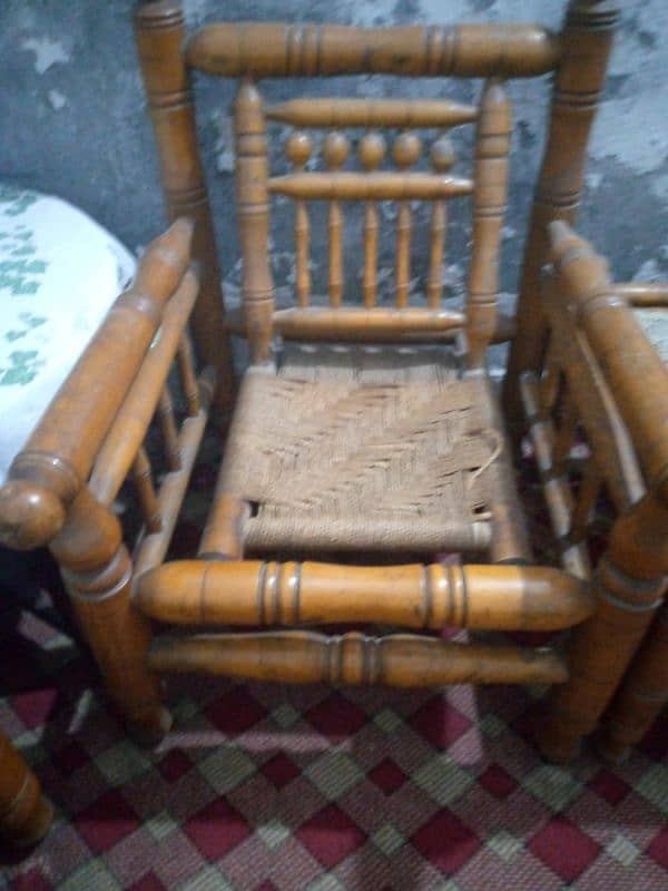 traditional wooden Sofa set 2