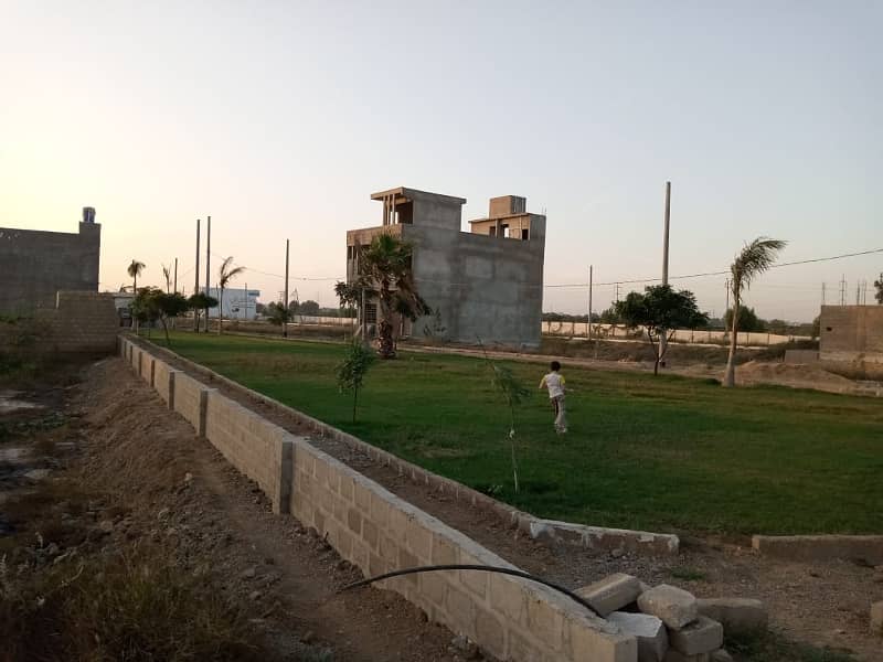 120 Yards Single Belt Plot Available for Sale in Pir Ahmed Zaman Block-1 Scheme-33 Karachi 7