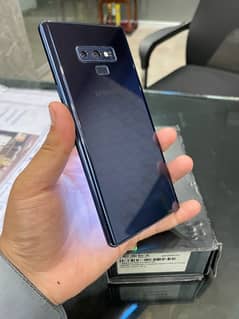 galaxy note 9 clear with box