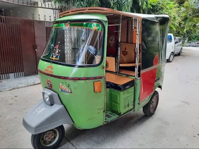 New Asia Auto Rickshaw urgent for sale heavy pipe hood 0