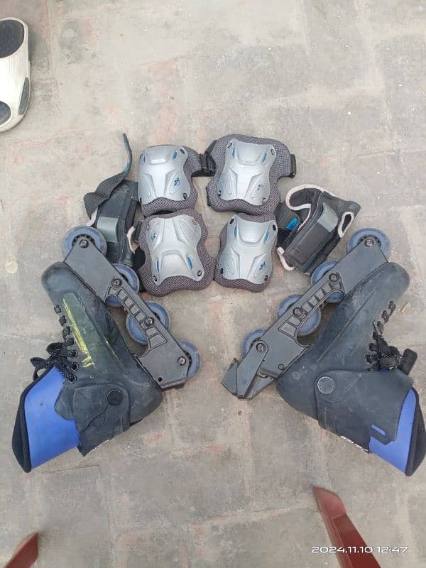 Skates with safety kit 4