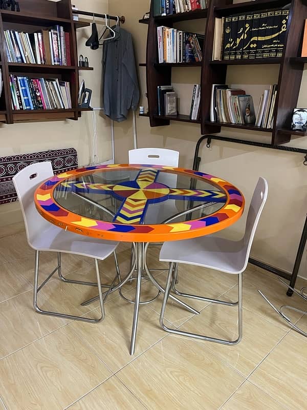 Dining Table, Corian Material, Round Dining Table 0