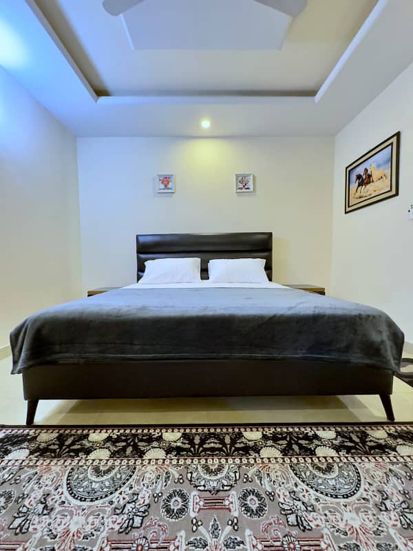 E11 3bedroom lavish furnished apartment available on rent for perday and weekly basis 16