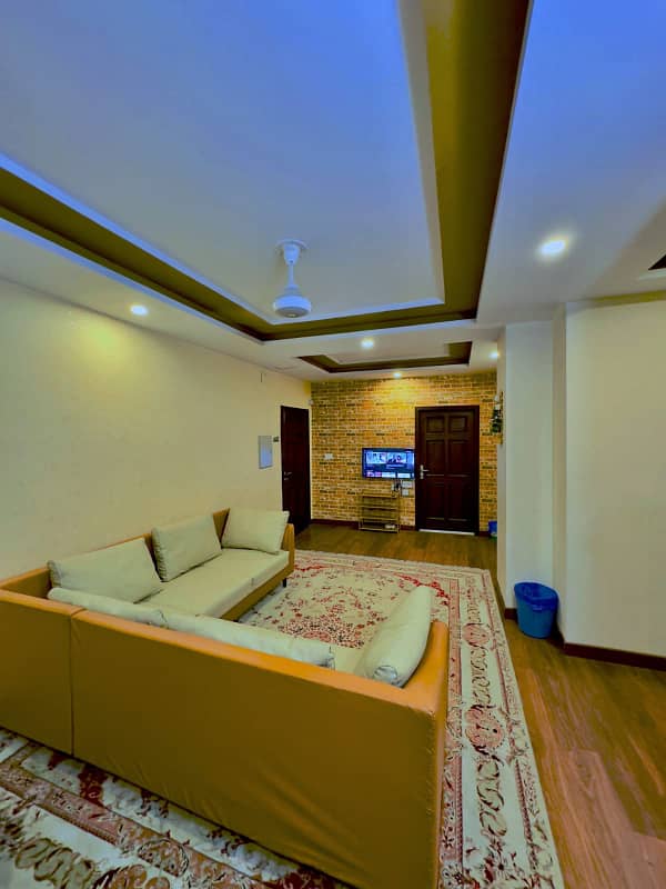 E11 3bedroom lavish furnished apartment available on rent for perday and weekly basis 29