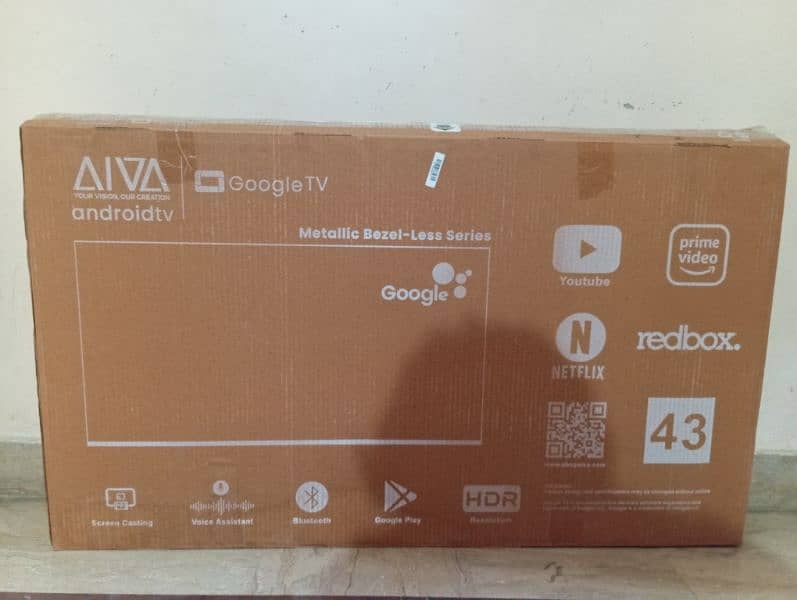 AIVA brand new Smart Led tv 4K resolution with Voice control 0