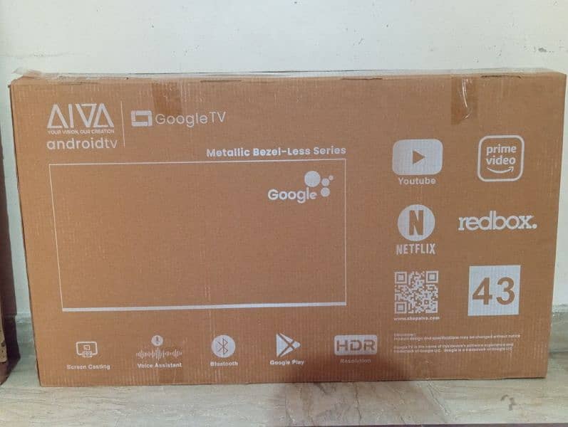 AIVA brand new Smart Led tv 4K resolution with Voice control 1