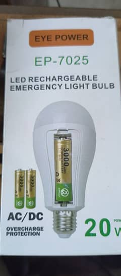 LED Rechrgeable Emergency bulb