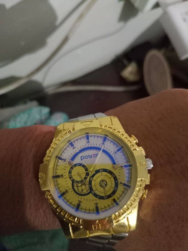 Luxurious gold plated watch special limited edition 0