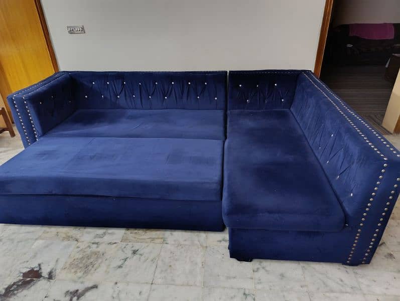 L shape sofa set with 3 seater 0