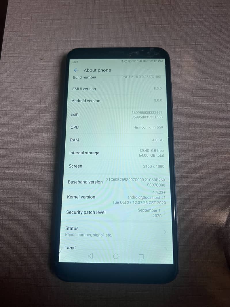 Huawei Mate 10 Lite 64GB Affordable and Reliable with Minor Screen iss 5