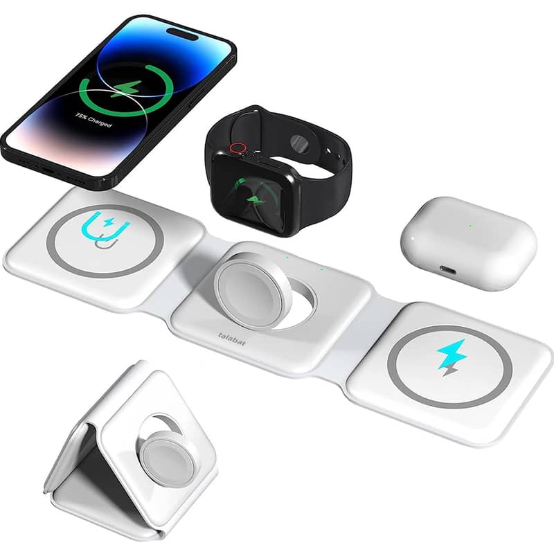 3 in 1 Magnetic Wireless Charger for Apple Device iPhone/iWatch/Airpod 1