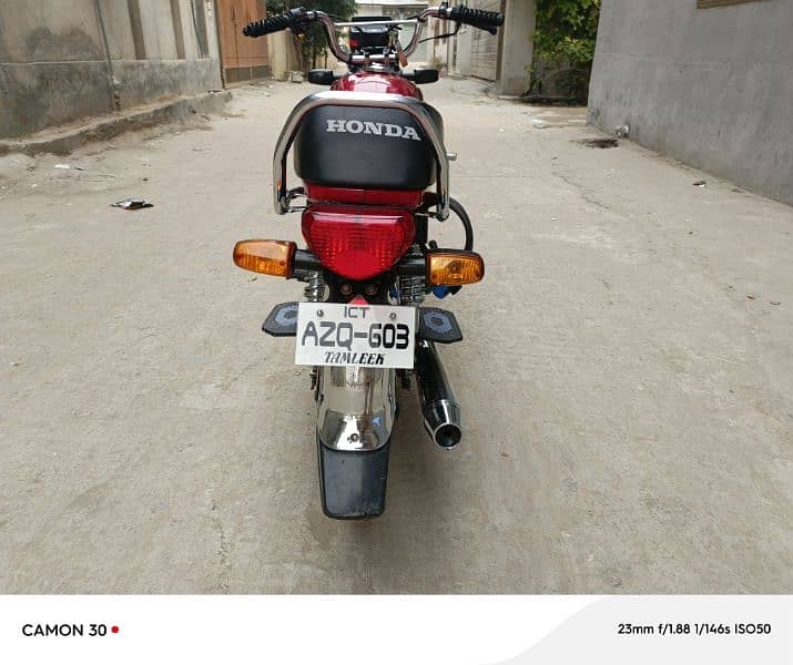 Honda CD 70 2019 Model 2020 Registered 3