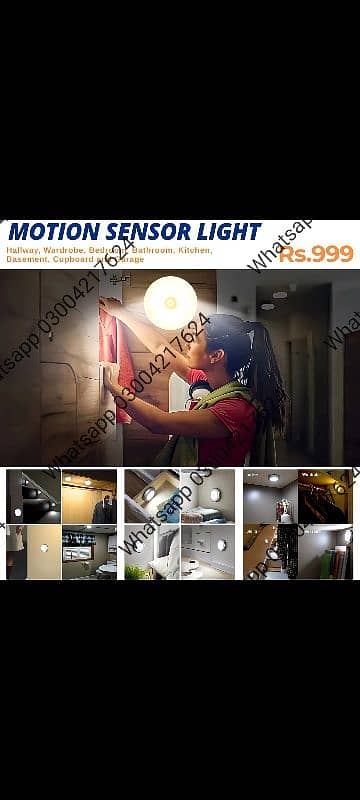 Automatic Emergency Smart car Human Body Sensor LED Night Light with 3